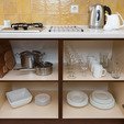 Кухня фото санаторию Деренивська купиль. Номер Студио.Кухня